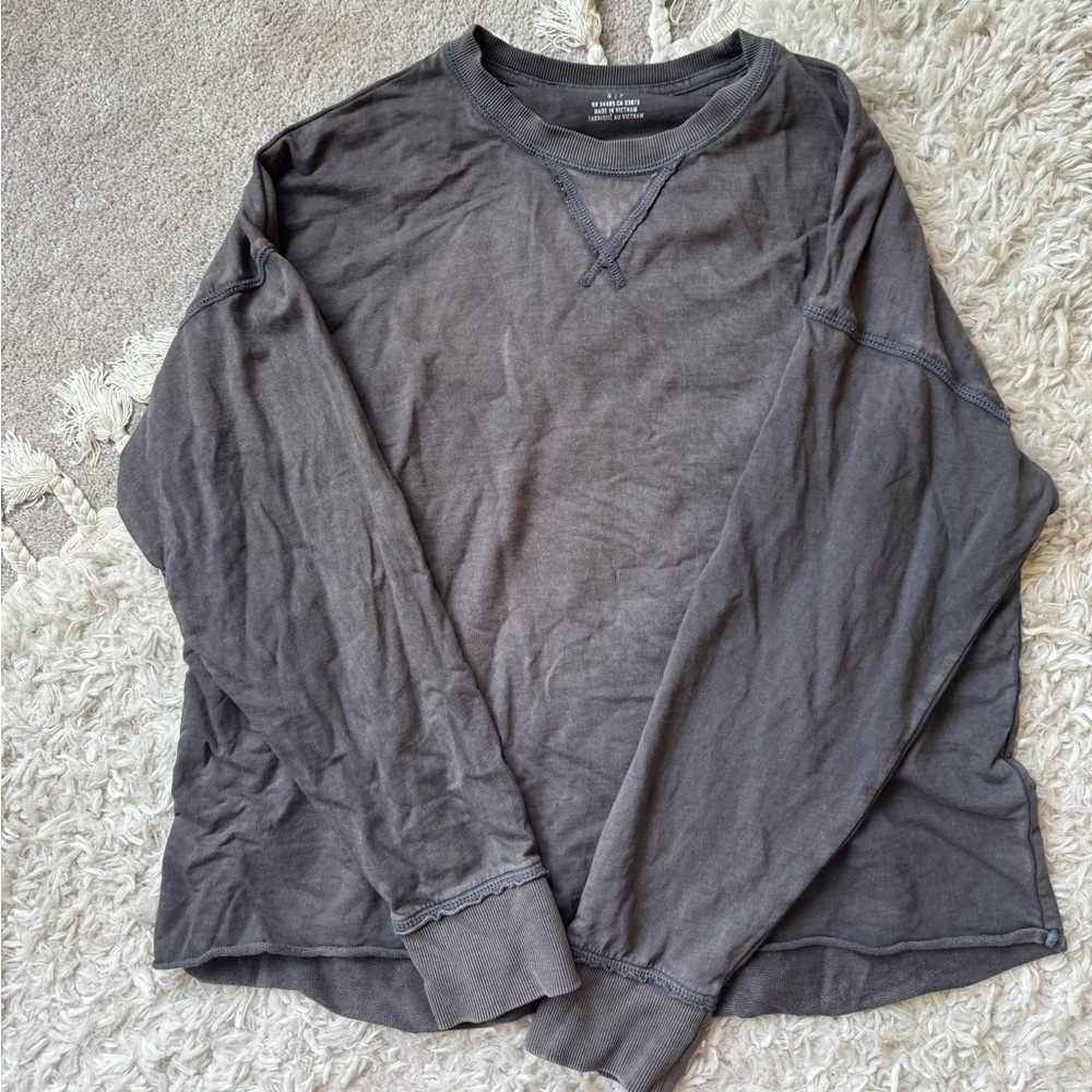 Aerie Gray Sweatshirt